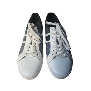 Michael Kors White and Black Sneakers